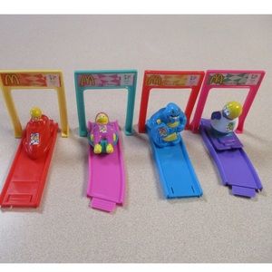 COPY - Extremely rare set of 4 McDonald's Japan Nagano 1998 Olympics Happy Meal…